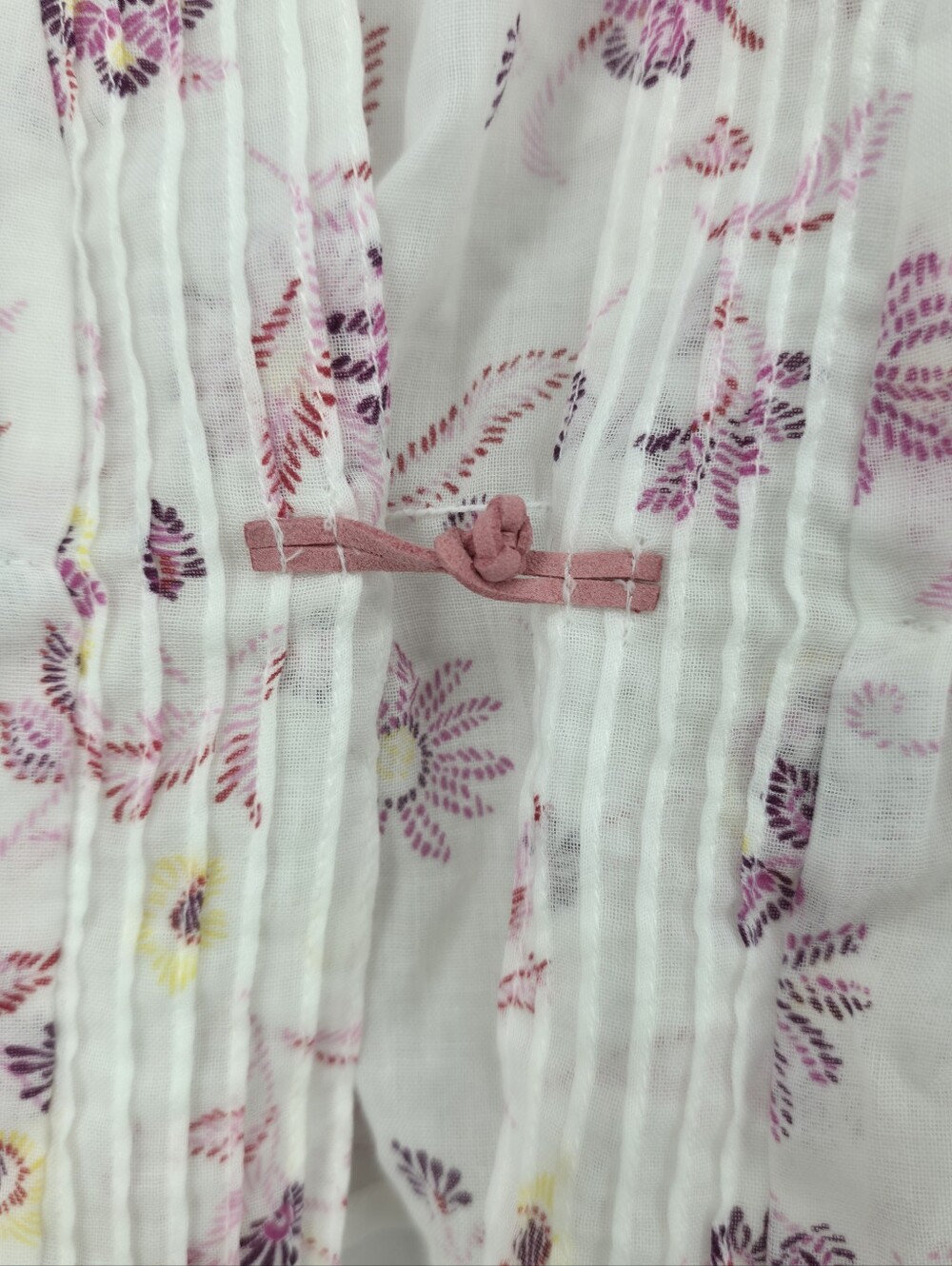 Vintage Onion Romantic Bohemian Sheer Floral Bell Sleeve Fairycore Y2K Blouse S - Picture 6 of 16